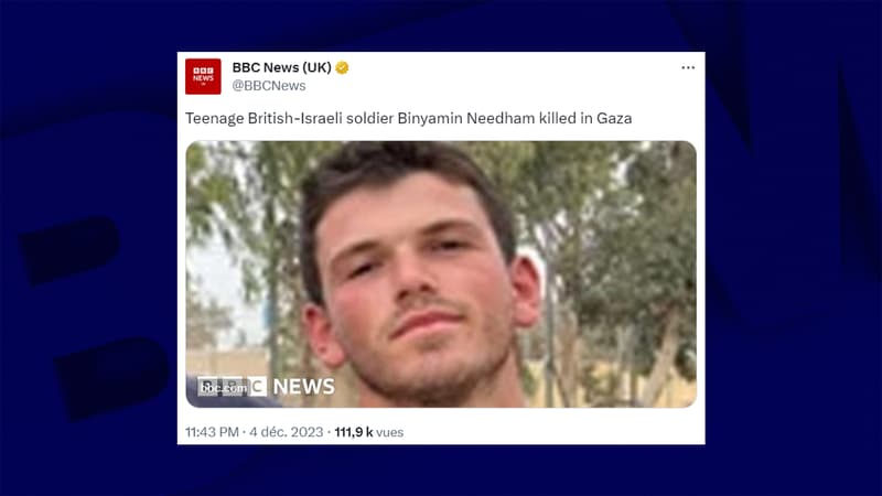 Les médias britanniques rapportent la mort d'un soldat israélo-britannique à Gaza, le 3 décembre 2023