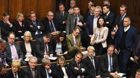 Des députés britanniques en séance samedi 19 octobre 2019