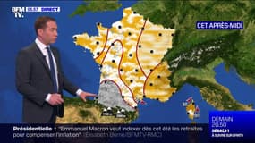 De la pluie en provenance d'Espagne remontera sur le pays ce mardi