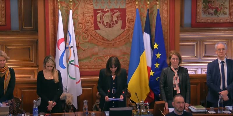 Le conseil de Paris ce mardi 12 décembre 2023.