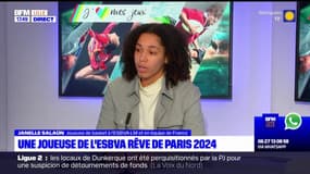 Janelle Salaün, joueuse internationale tricolore à l'ESBVA-LM, partage son "rêve de gosse" de faire les Jeux 