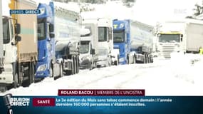 Routes bloquées par la neige: le préfet de Haute-Loire accuse les camions