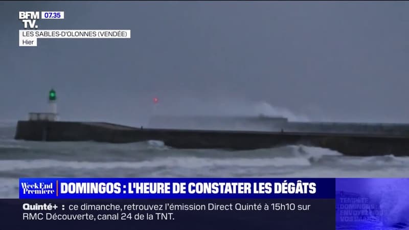 Domingos: en Vendée, les vents ont soufflé jusqu'à 140 km/h