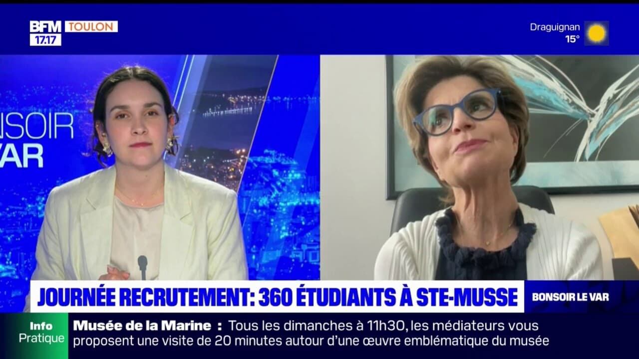 Var: une journée de recrutement à l'hôpital Sainte-Musse