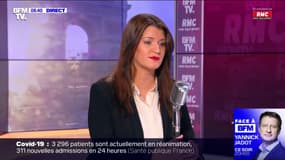 Marlène Schiappa "espère" que la candidature d'Emmanuel Macron "arrive"
