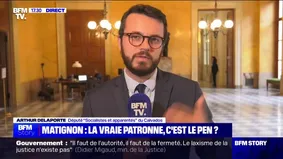 Le recadrage du RN par Antoine Armand : "Marine Le Pen se comporte comme un deuxième Premier ministre"déclare Arthur Delaporte (PS)