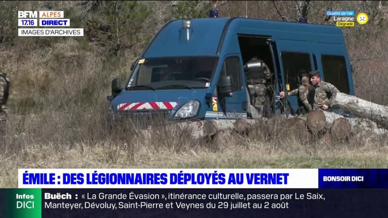 Mort d'Émile: des légionnaires déployés au Vernet pour poursuivre les recherches