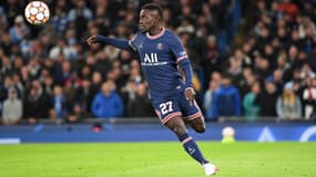 Idrissa Gueye avec le PSG en novembre 2021