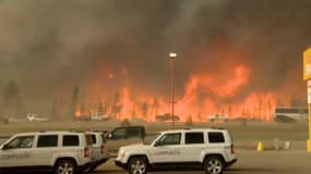 La ville de Fort McMurray ravagée le 3 mai 2016 par un incendie
