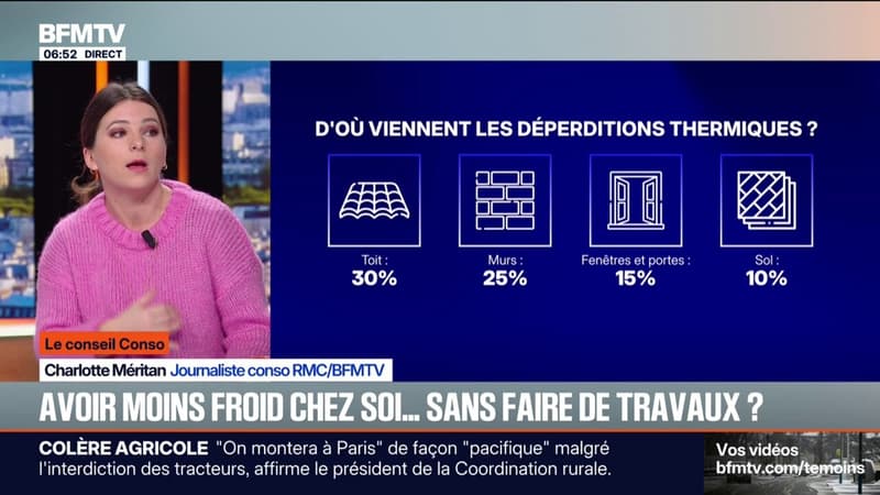 Comment faire pour avoir moins froid chez soi, sans faire de travaux?