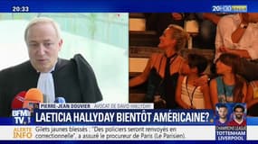 "Ça ne change absolument rien." L'avocat de David Hallyday réagit à la demande de nationalité américaine de Laeticia