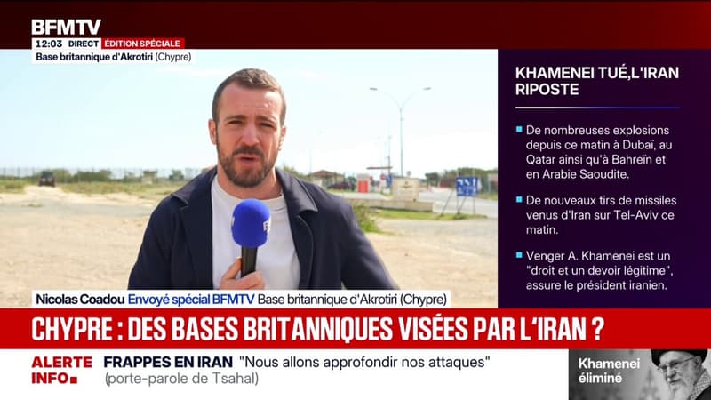 Le Royaume-Uni affirme que des missiles balistiques ont été tirés "en direction de Chypre"