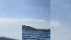 Un avion privé s'est crashé dans la mer au Lavandou (Var), le 16 août.
