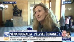 Belloubet à propos du rapport du Sénat sur Benalla: "On n'est pas complètement dans le respect de la séparation des pouvoirs"