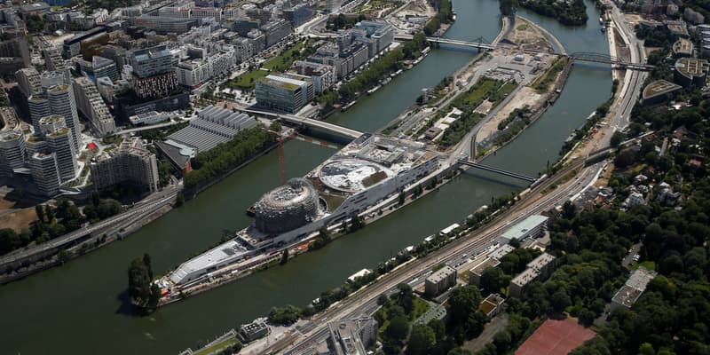 L'île Séguin, à Boulogne-Billancourt. (Illustration)