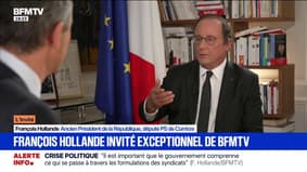 Impôt sur le revenu: pour François Hollande, ancien président de la République, "il est normal qu'il y ait une plus forte contribution" pour les Français les plus aisés