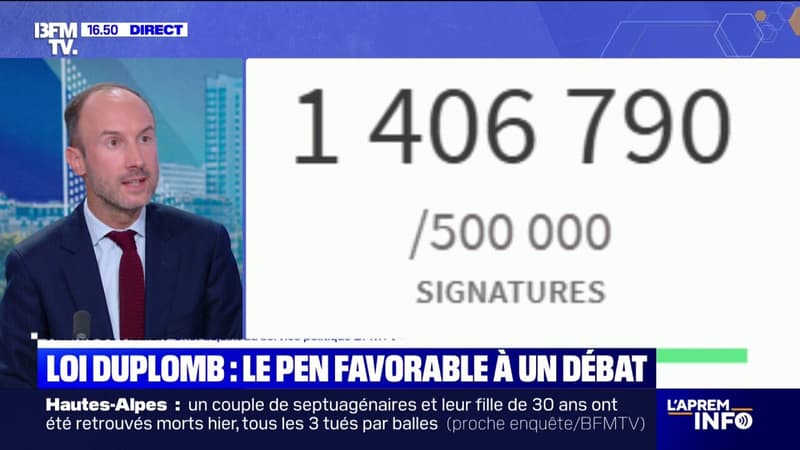 Loi Duplomb: Marine Le Pen favorable à un nouveau débat sur le texte