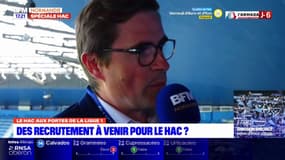 Clément Calvez, directeur du développement du HAC, explique les changements qu'une montée en ligue 1 pourrait avoir sur le club