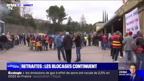 "Ça fait maintenant un mois qu'on est tous les jours en grève": sur ce site Enedis d'Aix-en-Provence, la CGT Énergie poursuit la mobilisation contre la réforme des retraites   