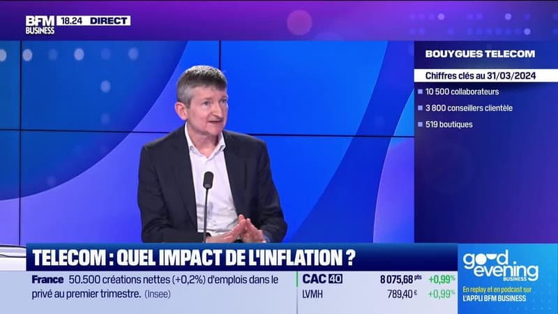 Benoît Torloting (Bouygues Telecom) : Telecom, quel impact sur l'inflation ? - 07/05