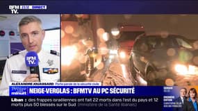 Neige: "Plus de 1000 interventions" réalisées ce jeudi, indique le porte-parole de la Sécurité civile