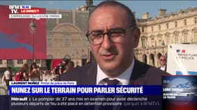 Laurent Nunez: "The presence of police personnel is increased on the public highway, on the 8 emblematic sites of the capital"