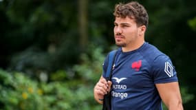 Antoine Dupont, au Centre National du Rugby (CNR), le 27 juillet 2023.