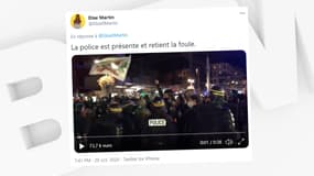 Plusieurs centaines de militants de Génération identitaire ont manifesté à Nice jeudi soir.