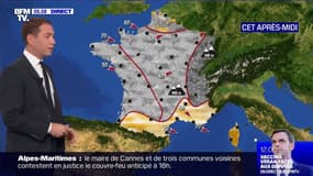 Un temps perturbé prévu ce mardi avec de la neige à l'Est et de la pluie à l'Ouest