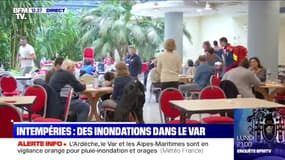 À Hyères, 600 habitants du quartier de l'Oratoire ont été évacués et accueillis dans une salle municipale