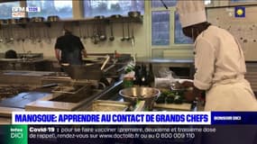 Manosque: leçon de cuisine pour les élèves du lycée Martin Bret