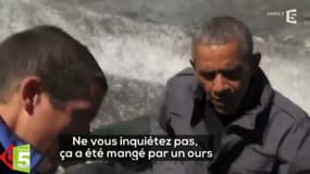 Zapping TV : Barack Obama déguste un saumon grignoté par un ours 