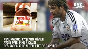Real Madrid: Cassano révèle avoir pris 14kg à cause des cadeaux de Nutella (et de Capello)