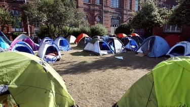 L'évacuation d'un camp de migrants, dans un parc de Lille, s'est terminée ce mercredi matin. (Photo d'illustration)
