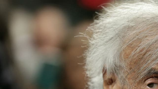 Elie Wiesel, Prix Nobel de la paix, en mars 2015