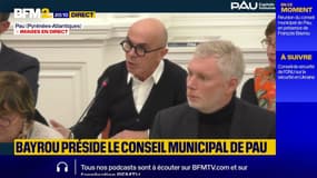 "Votre place n'était pas à Pau ce soir" clame un élu d'opposition lors du conseil municipal que préside François Bayrou à Pau