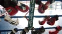 Un ring de boxe thaïe