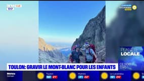 Toulon: gravir le Mont-Blanc pour les enfants