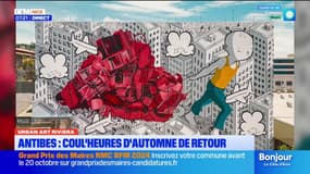 Antibes: le regard "très candide" du street-artist Millo