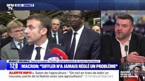 Agriculture: "On avance, c'est ce que méritent les agriculteurs", affirme Emmanuel Macron
