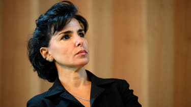 Rachida Dati? le 6 octobre 2014, à l'occasion de l'inauguration du plancher en verre du premier étage de la tour Eiffel.