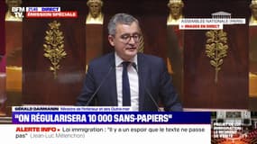 Projet de loi immigration: "Qu'est-ce qui fait monter les extrémistes? C'est l'absence de solutions", déclare Gérald Darmanin