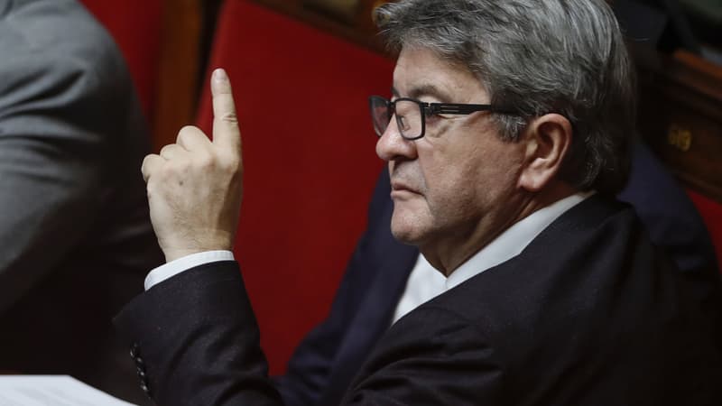 Jean-Luc Mélenchon à l'Assemblée nationale