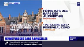 Belgique: fermeture des bars à Bruxelles