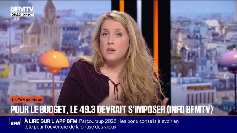 LE FAIT POLITIQUE D'ANNE - Sébastien Lecornu penche plus vers le 49.3 pour faire passer le budget 2026, selon les informations de BFMTV