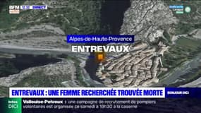 Alpes-de-Haute-Provence: le corps d'une femme retrouvé mercredi soir à Entrevaux