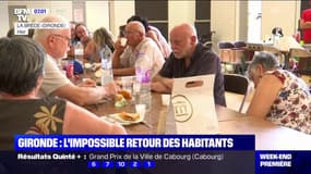 Incendies en Gironde: l'impossible retour des habitants