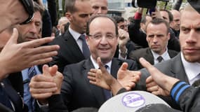 François Hollande lors d'un déplacement en 2013