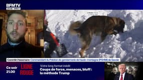 Avalanches: "C'est regrettable d'arriver à un tel bilan", explique Corentin Hassmann, commandant du Peloton de gendarmerie de haute-montagne de Savoie