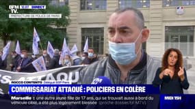 Les policiers en colère manifestent devant la préfecture de Paris